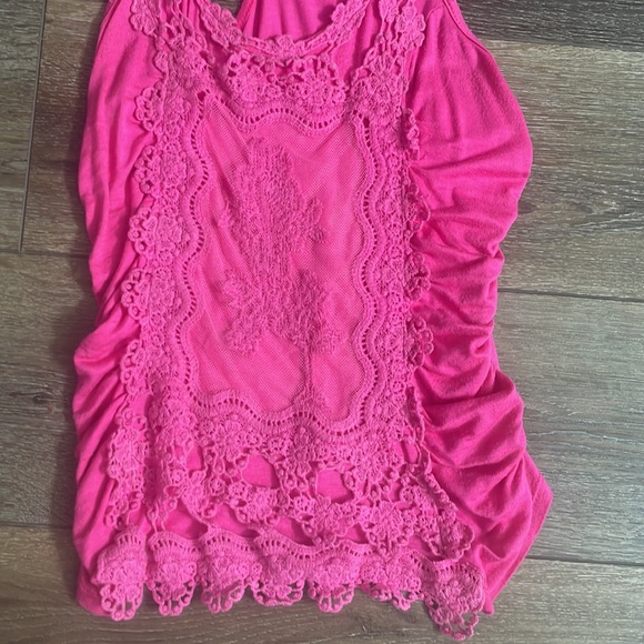 Bohme Lace Racer Back Tank - Picture 3 of 4